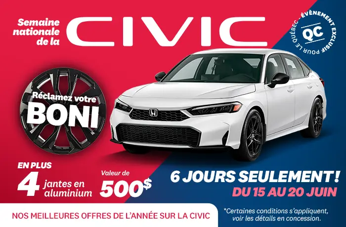 Bannière de Semaine nationale de la Civic